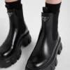 Botines Chelsea de piel cepillada Monolith Botines Chelsea de piel cepillada Monolith