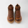 Botines de cuero con cordones