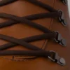 Botines de cuero con cordones