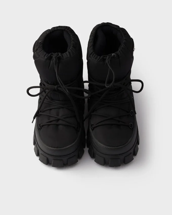 Botines de esquí Apras de gabardina Re-Nylon reciclada Botines de esquí Apras de gabardina Re-Nylon reciclada