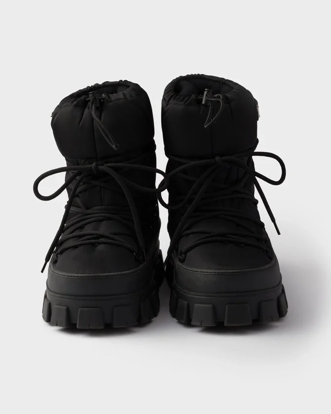 Botines de esquí Apras de gabardina Re-Nylon reciclada Botines de esquí Apras de gabardina Re-Nylon reciclada