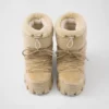 Botines de esquí Apras de piel de oveja