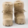 Botines de esquí Apras de piel de oveja