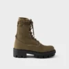 Botines de lona con cordones Botines de lona con cordones