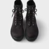 Botines de lona con cordones Botines de lona con cordones