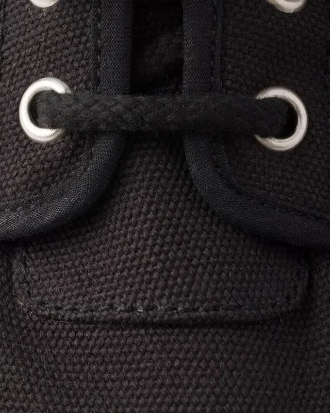 Botines de lona con cordones Botines de lona con cordones