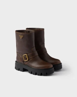 Botines de piel