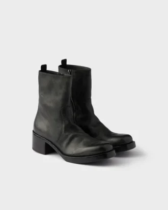 Botines de piel