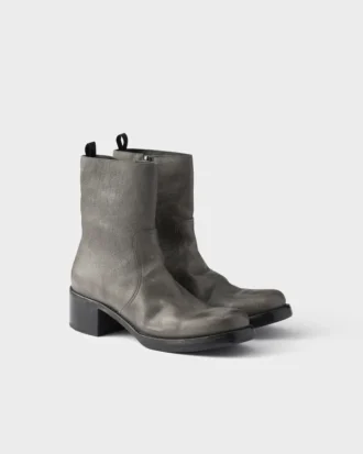 Botines de piel
