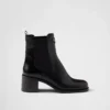 Botines de piel cepillada Botines de piel cepillada