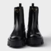 Botines de piel cepillada Botines de piel cepillada
