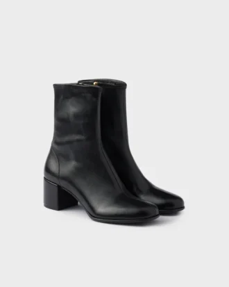 Botines de piel napa elástica Botines de piel napa elástica