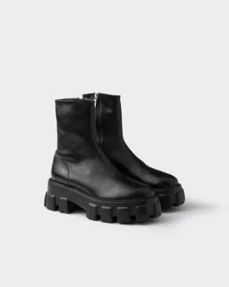 Botines de piel napa elástica Monolith