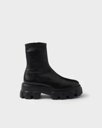 Botines de piel napa elástica Monolith