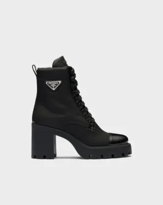 Botines Re-Nylon y piel Botines Re-Nylon y piel