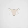 Braguita de bikini de jersey con pedrería Braguita de bikini de jersey con pedrería