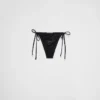 Braguita de bikini de jersey con pedrería Braguita de bikini de jersey con pedrería