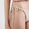 Braguita de bikini de jersey con pedrería Braguita de bikini de jersey con pedrería