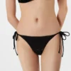 Braguita de bikini de jersey con pedrería Braguita de bikini de jersey con pedrería