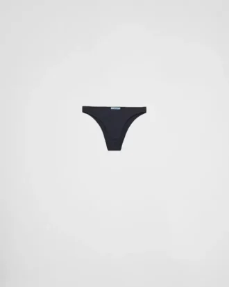 Braguita de bikini de punto acanalado
