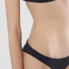 Braguita de bikini de punto acanalado Braguita de bikini de punto acanalado
