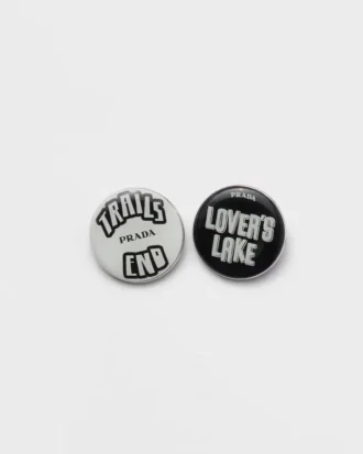 Broches de metal esmaltado