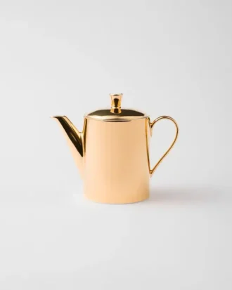 Cafetera de porcelana – Oro macizo