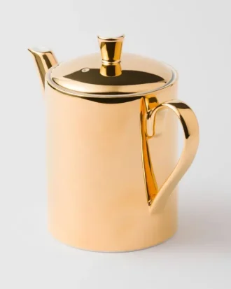 Cafetera de porcelana – Oro macizo