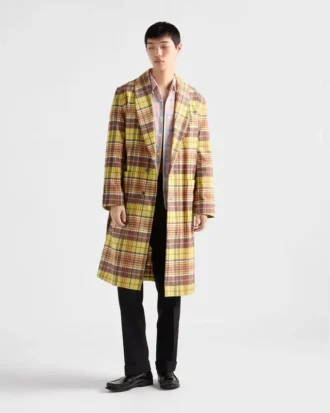 Camisa de algodón a cuadros con botones