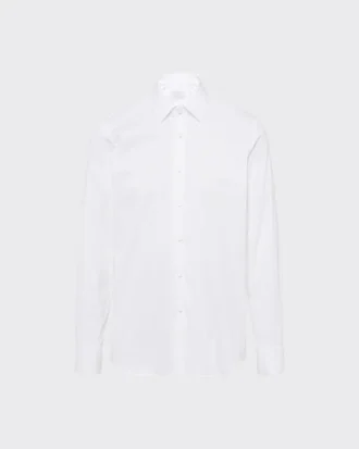 Camisa de algodón elástico