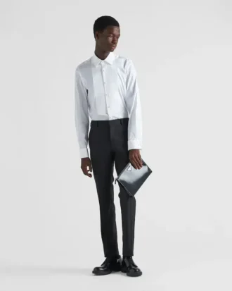 Camisa de algodón elástico