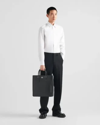 Camisa de algodón elástico