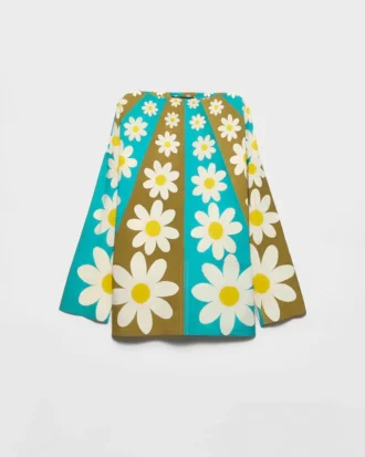 Camisa de algodón estampada
