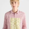 Camisa de algodón estampada Camisa de algodón estampada