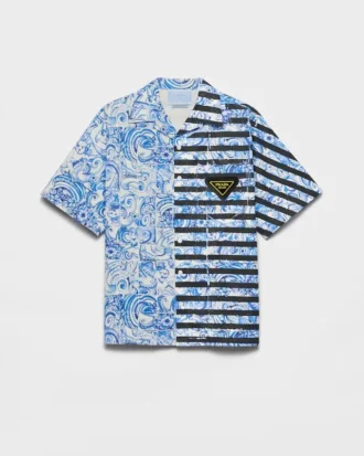 Camisa de algodón estampada Timecapsule