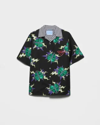 Camisa de algodón estampada Timecapsule