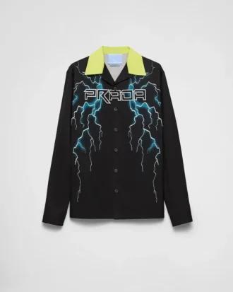 Camisa de algodón estampada Timecapsule
