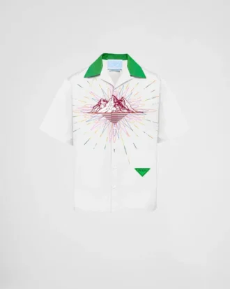 Camisa de algodón estampada Timecapsule