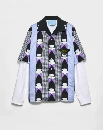Camisa de algodón estampada Timecapsule