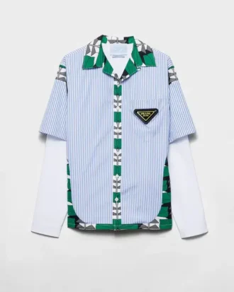 Camisa de algodón estampada Timecapsule