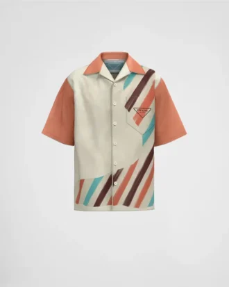 Camisa de algodón estampada Timecapsule