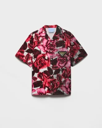 Camisa de algodón estampada Timecapsule
