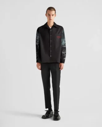 Camisa de algodón estampada Timecapsule