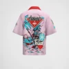 Camisa de algodón estampada Timecapsule Camisa de algodón estampada Timecapsule