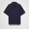 Camisa de bolos de algodón Camisa de bolos de algodón