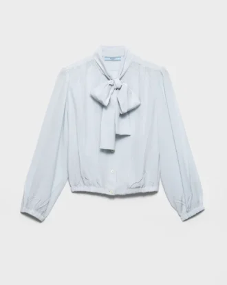 Camisa de crepé de China