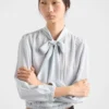 Camisa de crepé de China Camisa de crepé de China