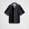 Camisa de denim con patchwork