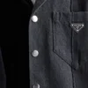 Camisa de denim con patchwork