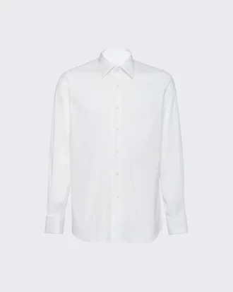 Camisa de esmoquin de popelín elástico